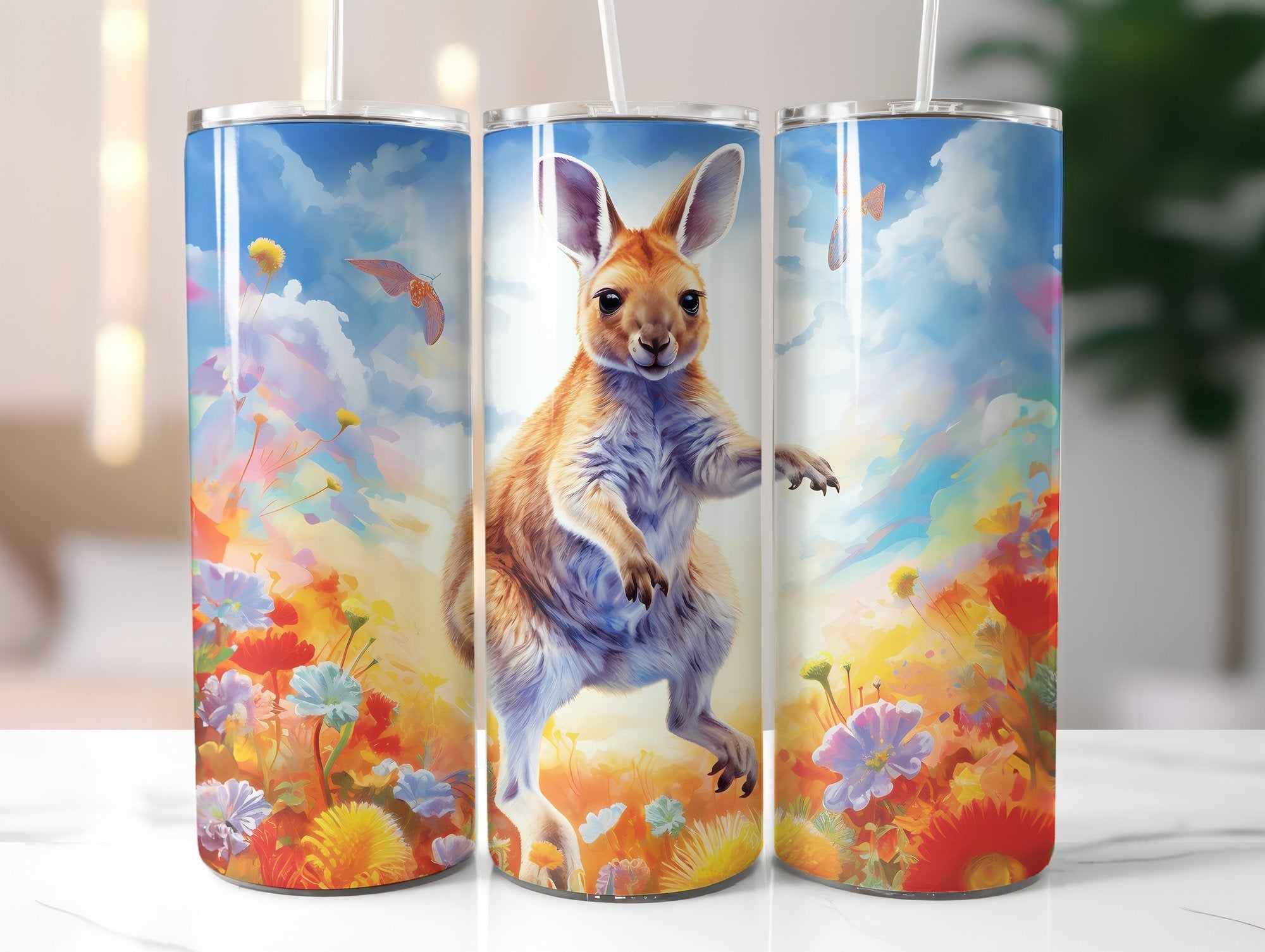 Baby Kangaroos Tumbler Wrap - CraftNest
