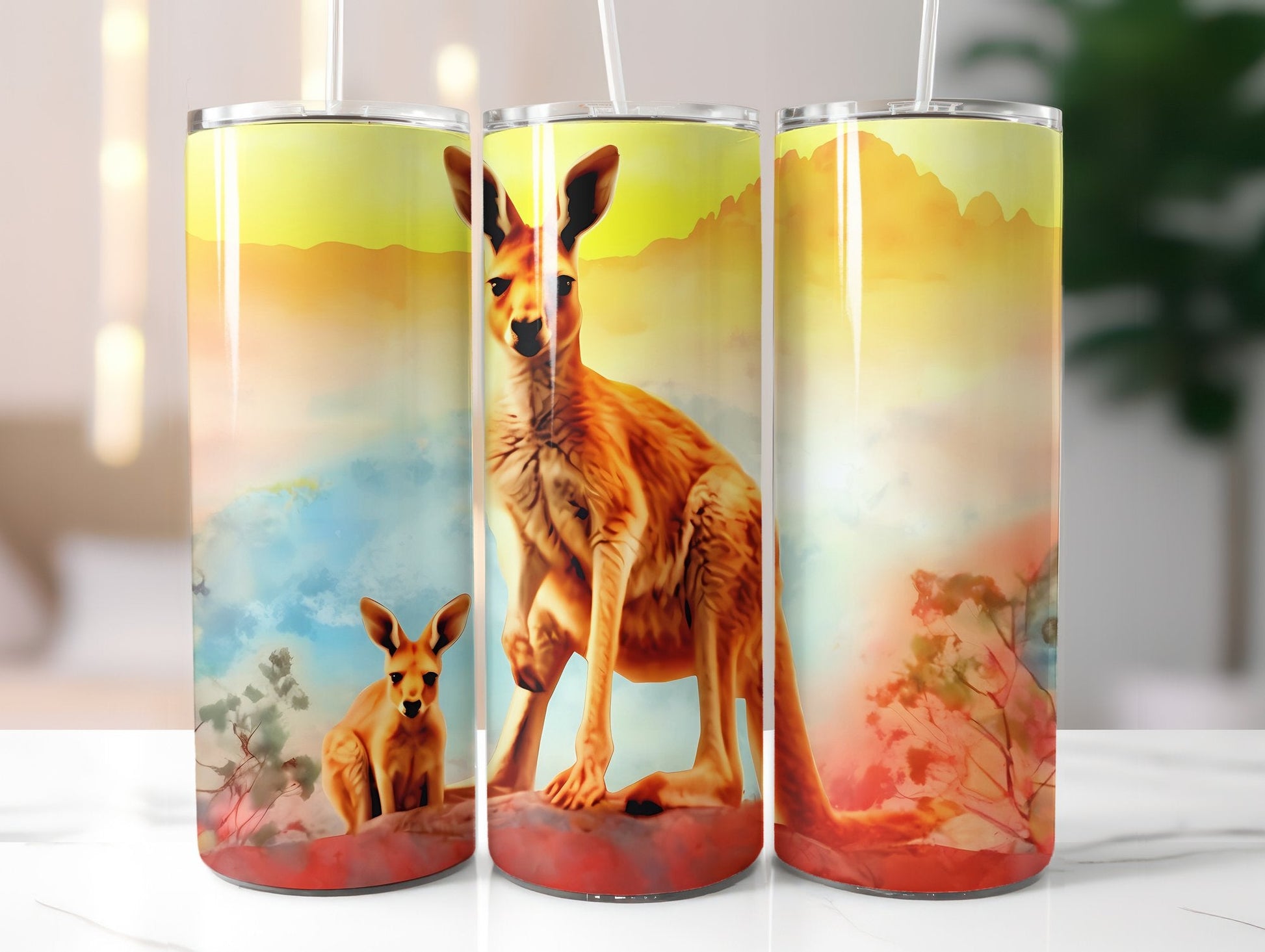 Baby Kangaroos Tumbler Wrap - CraftNest