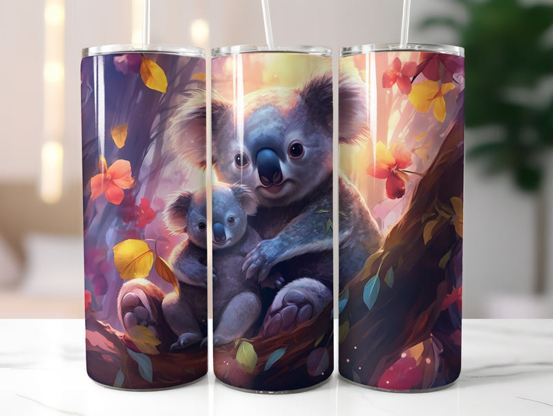 Baby Koalas Tumbler Wrap - CraftNest