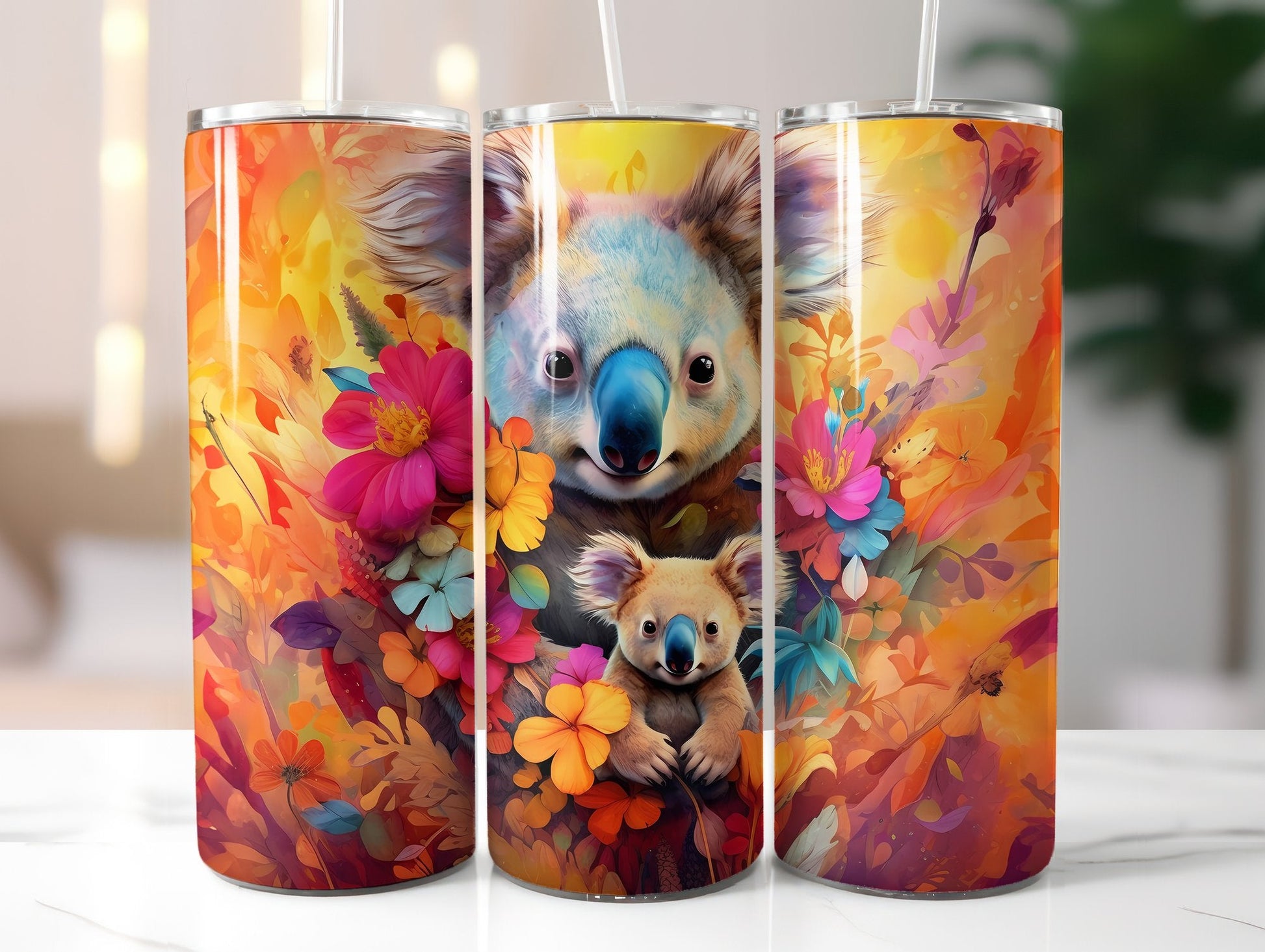 Baby Koalas Tumbler Wrap - CraftNest