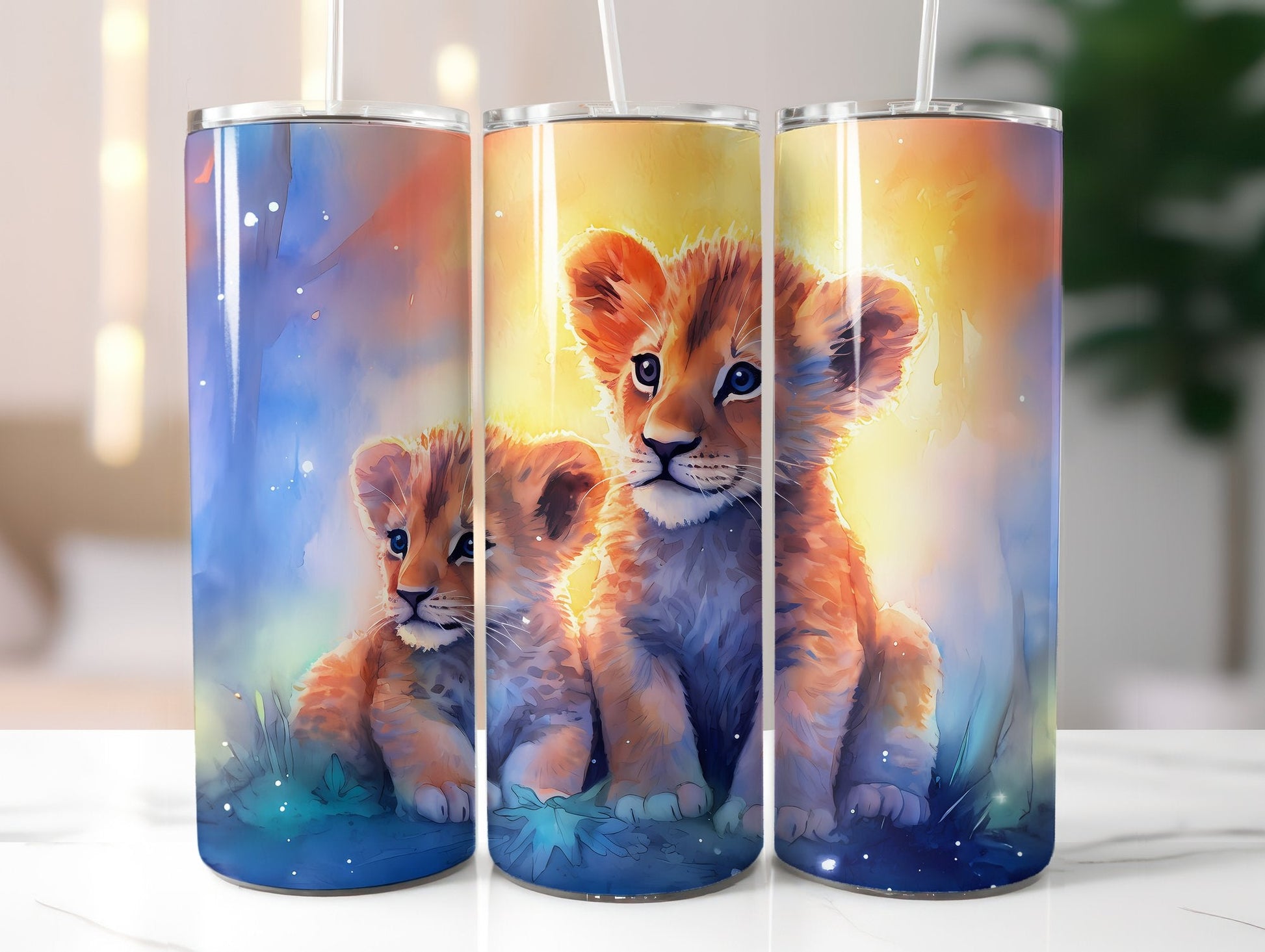 Baby Lion Tumbler Wrap - CraftNest