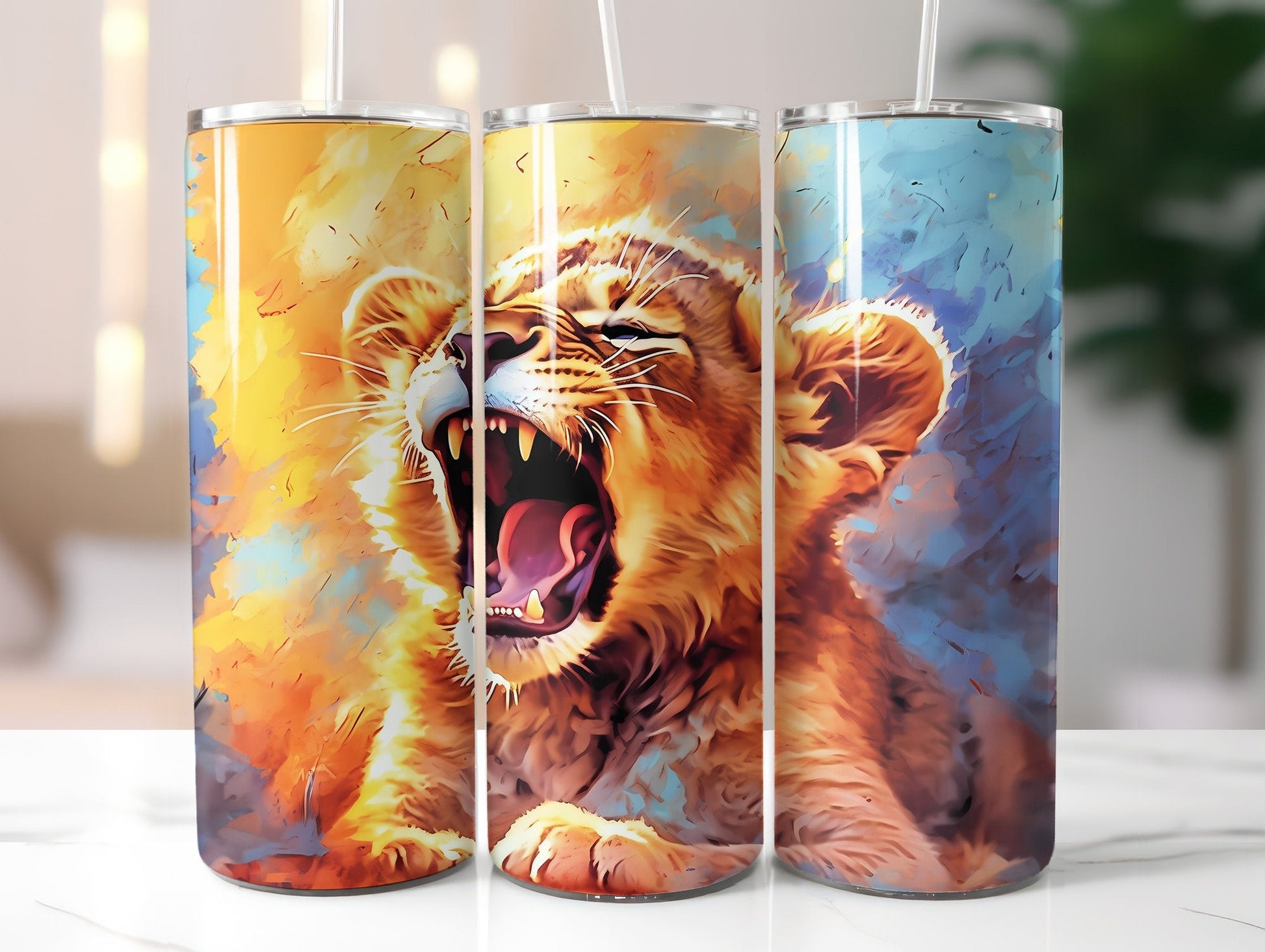 Baby Lion Tumbler Wrap - CraftNest