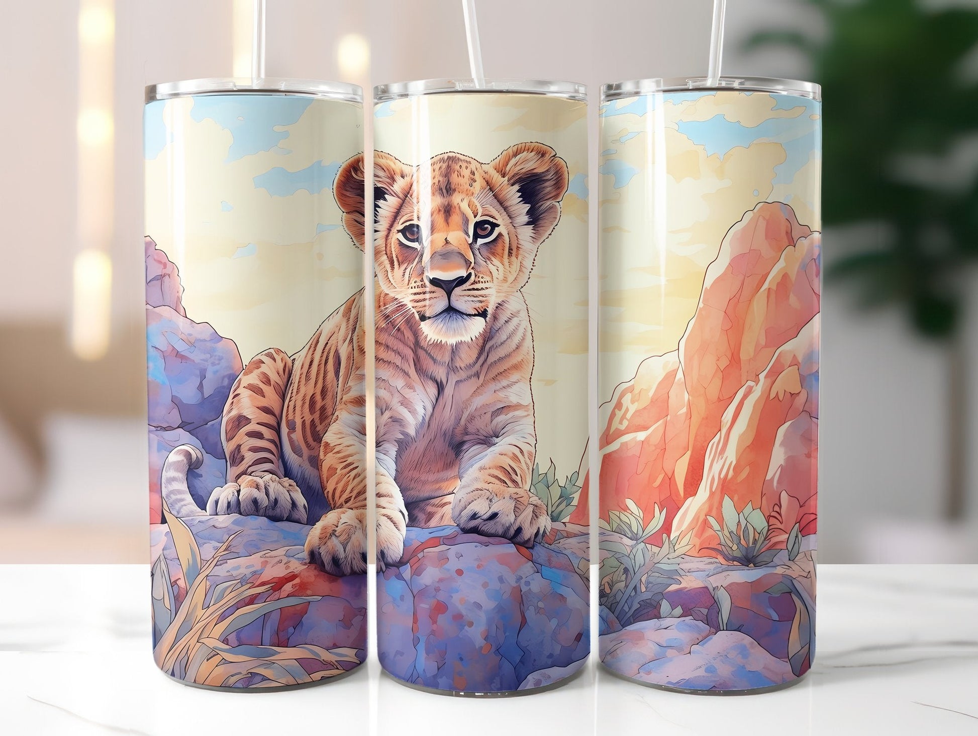 Baby Lion Tumbler Wrap - CraftNest