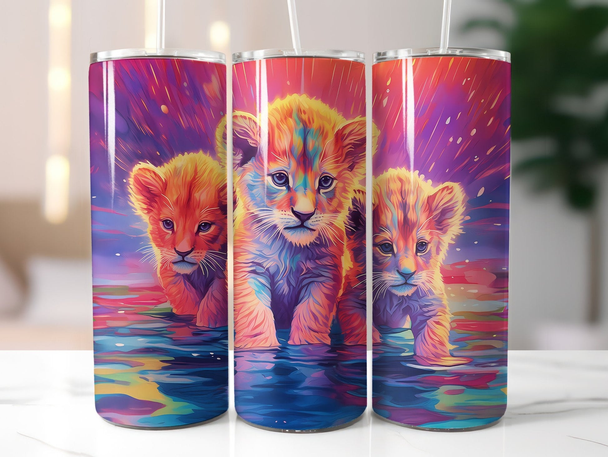 Baby Lion Tumbler Wrap - CraftNest
