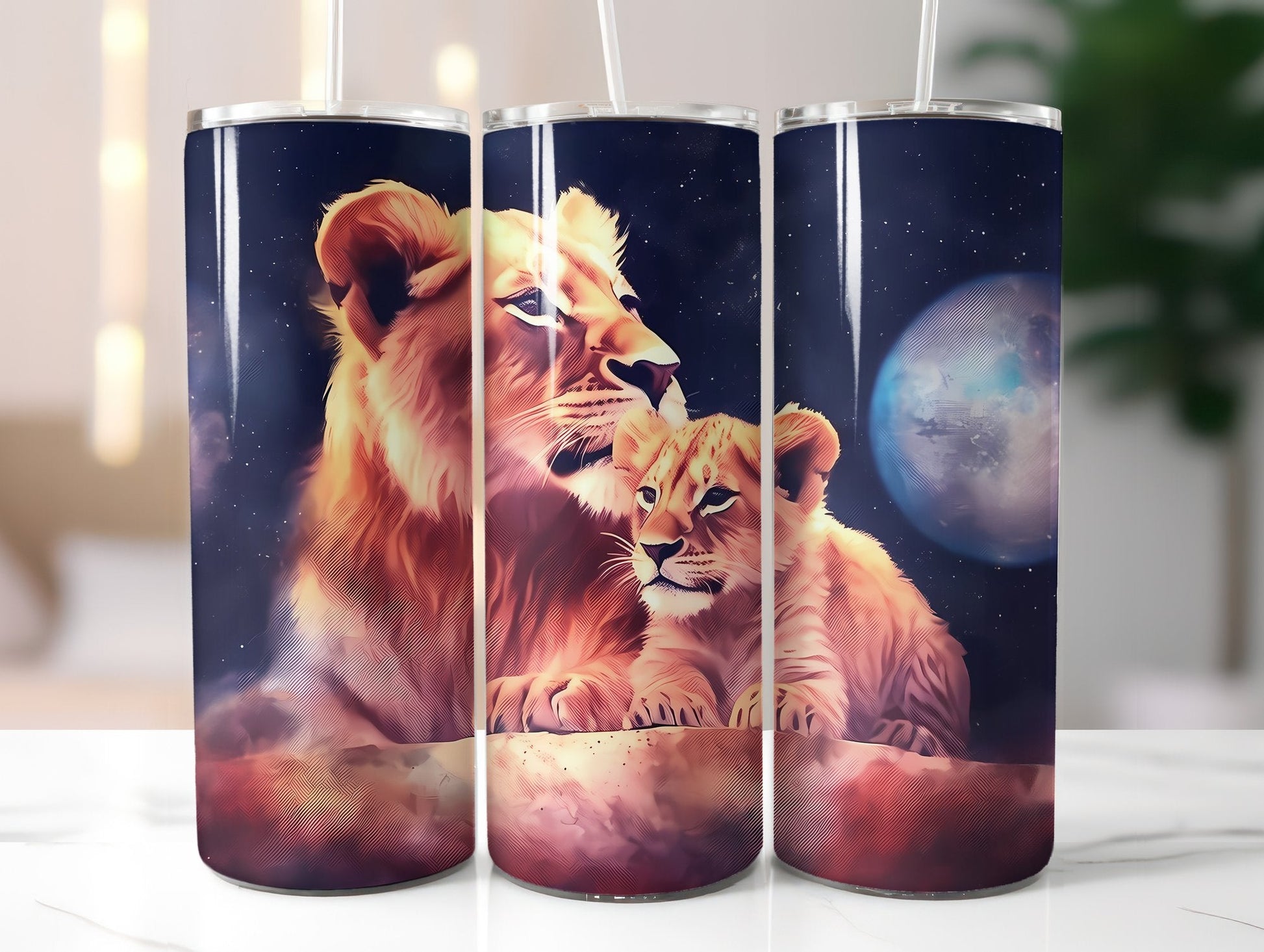 Baby Lion Tumbler Wrap - CraftNest