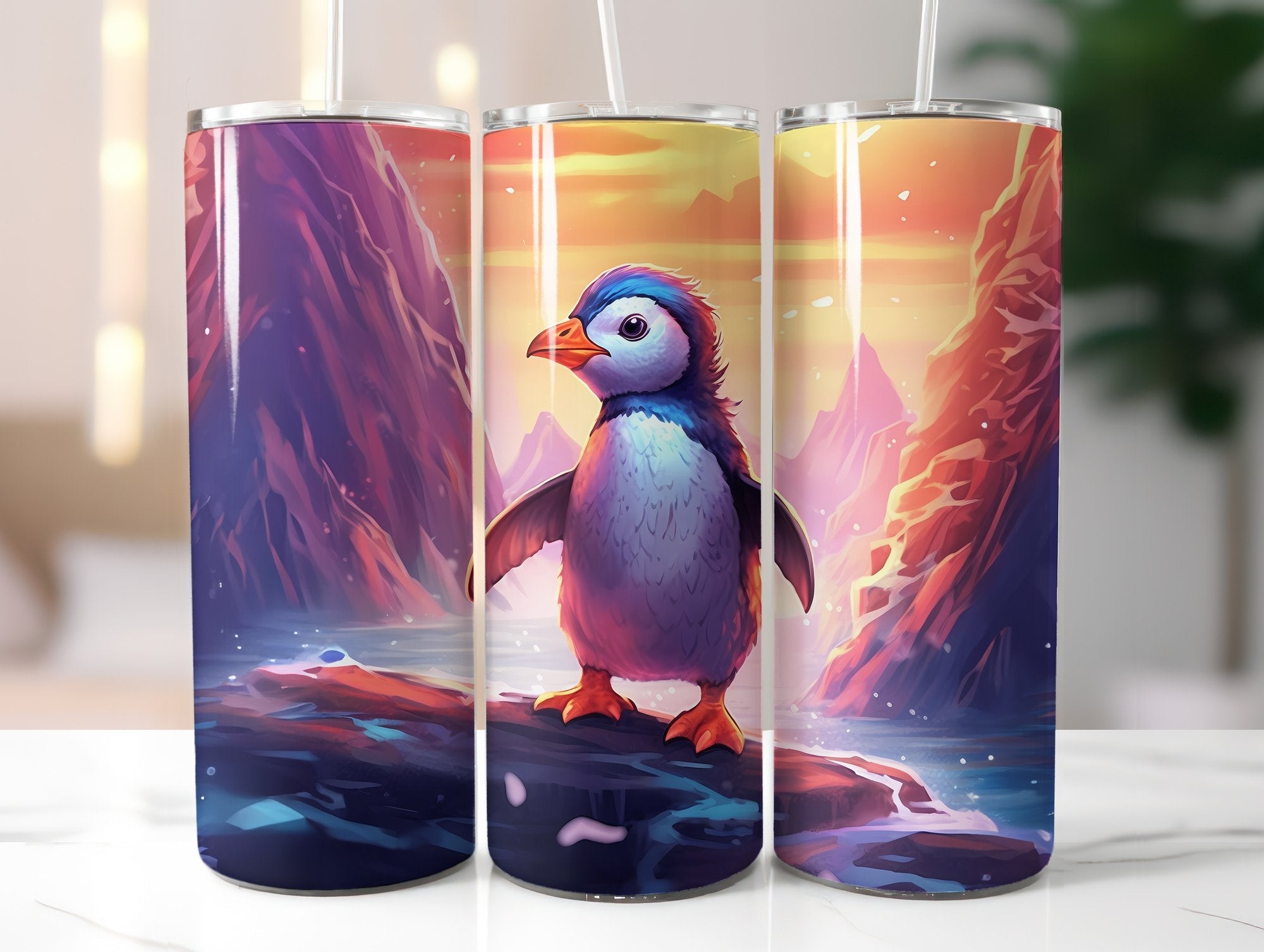 Baby Pinguins Tumbler Wrap - CraftNest