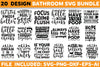 Bathroom SVG Bundle