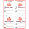 Birthday Party Printable Decor Pack