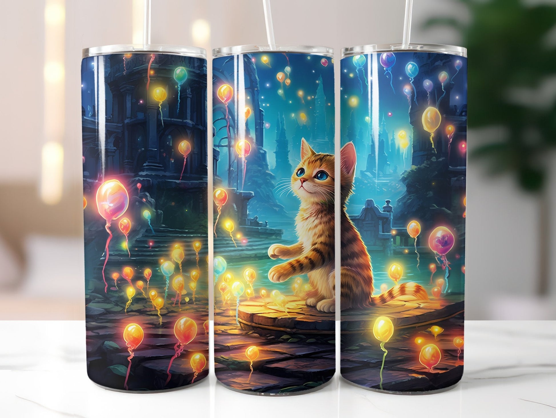Birthday Cats Tumbler Wrap - CraftNest