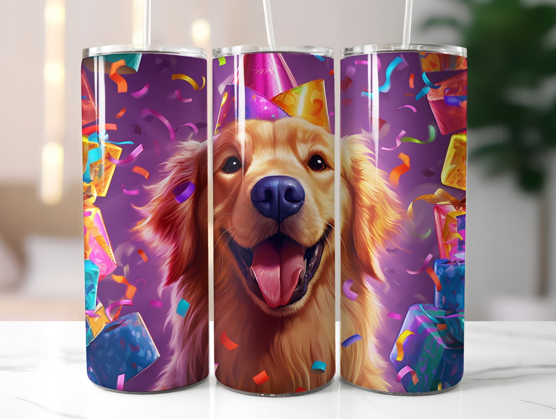 Birthday Dogs Tumbler Wrap - CraftNest
