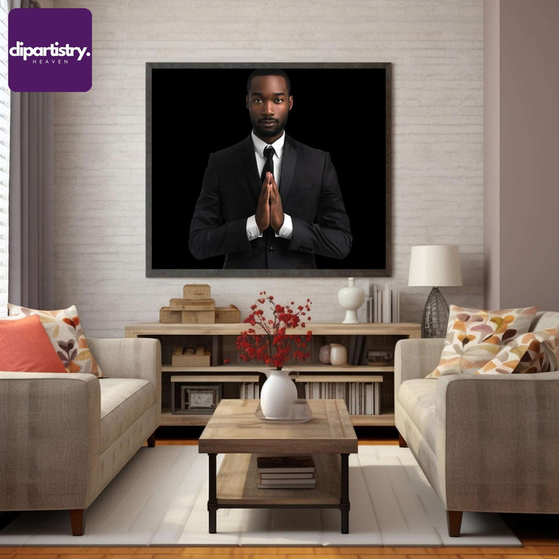Black Man Praying Christianity Clipart - CraftNest - Digital Crafting and Art