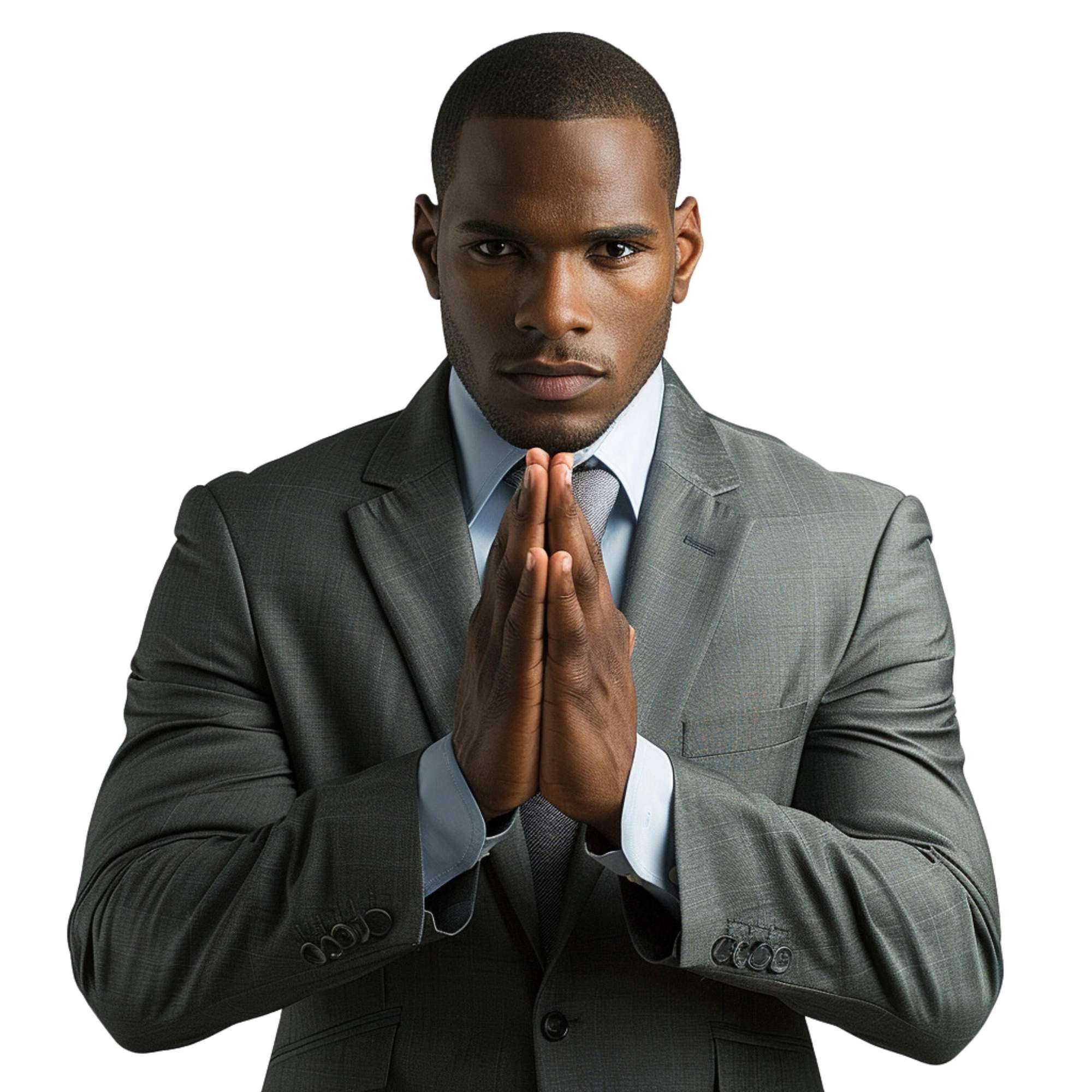 Black Man Praying Christianity Clipart - CraftNest - Digital Crafting and Art