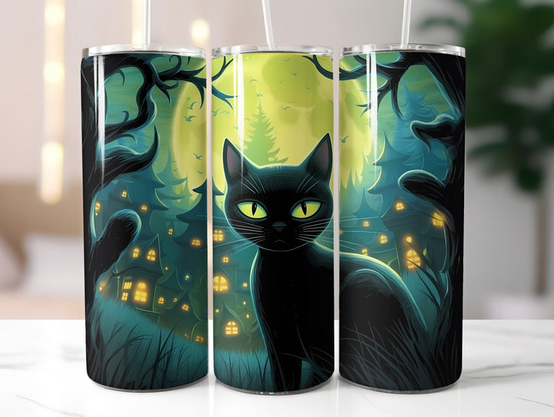 Black Cats Tumbler Wrap - CraftNest