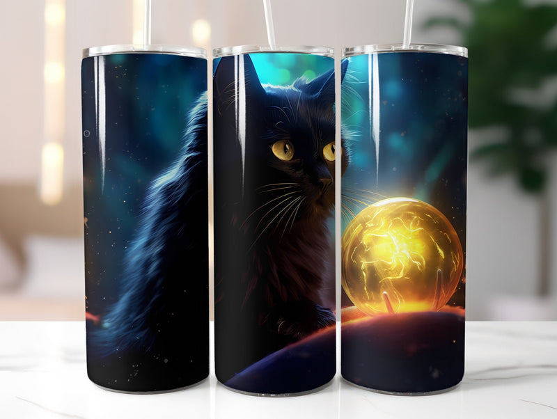 Black Cats Tumbler Wrap - CraftNest