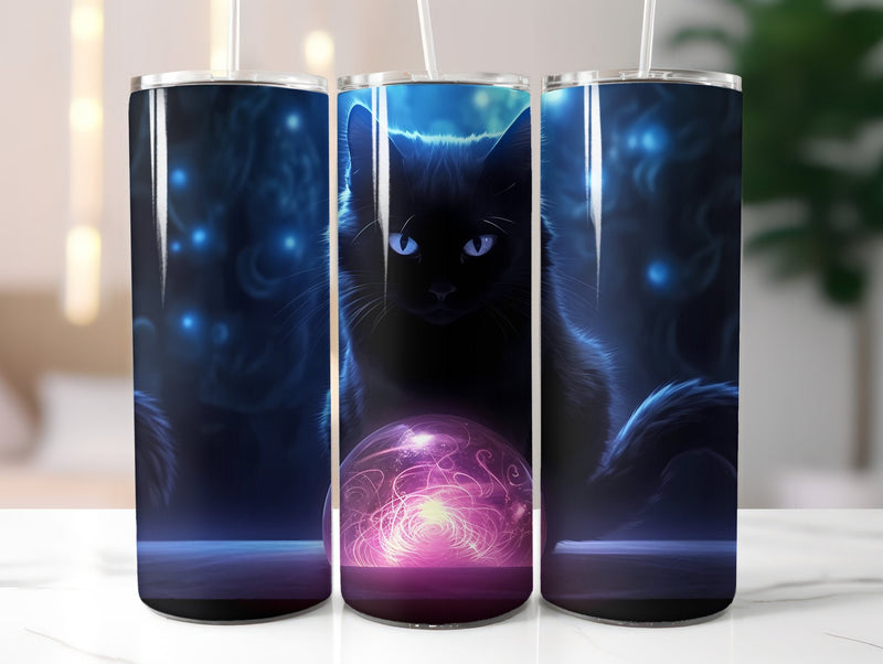 Black Cats Tumbler Wrap - CraftNest