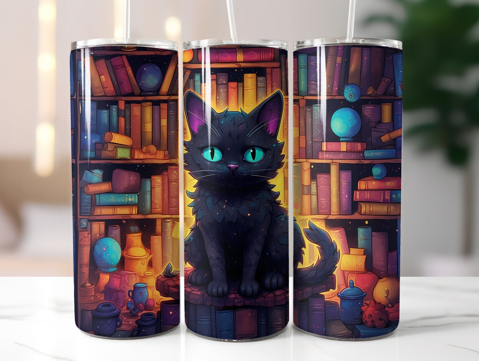 Black Cats Tumbler Wrap - CraftNest