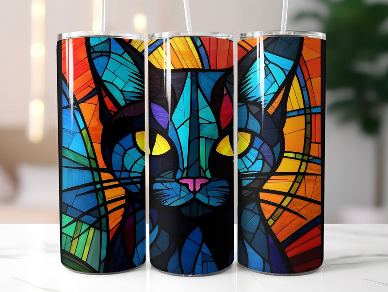 Black Cats Tumbler Wrap - CraftNest