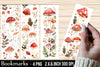 Mushroom Pattern Bookmark Junk Journal