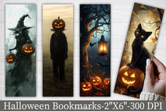 Vintage Spooky Halloween Bookmarks - CraftNest - Digital Crafting and Art