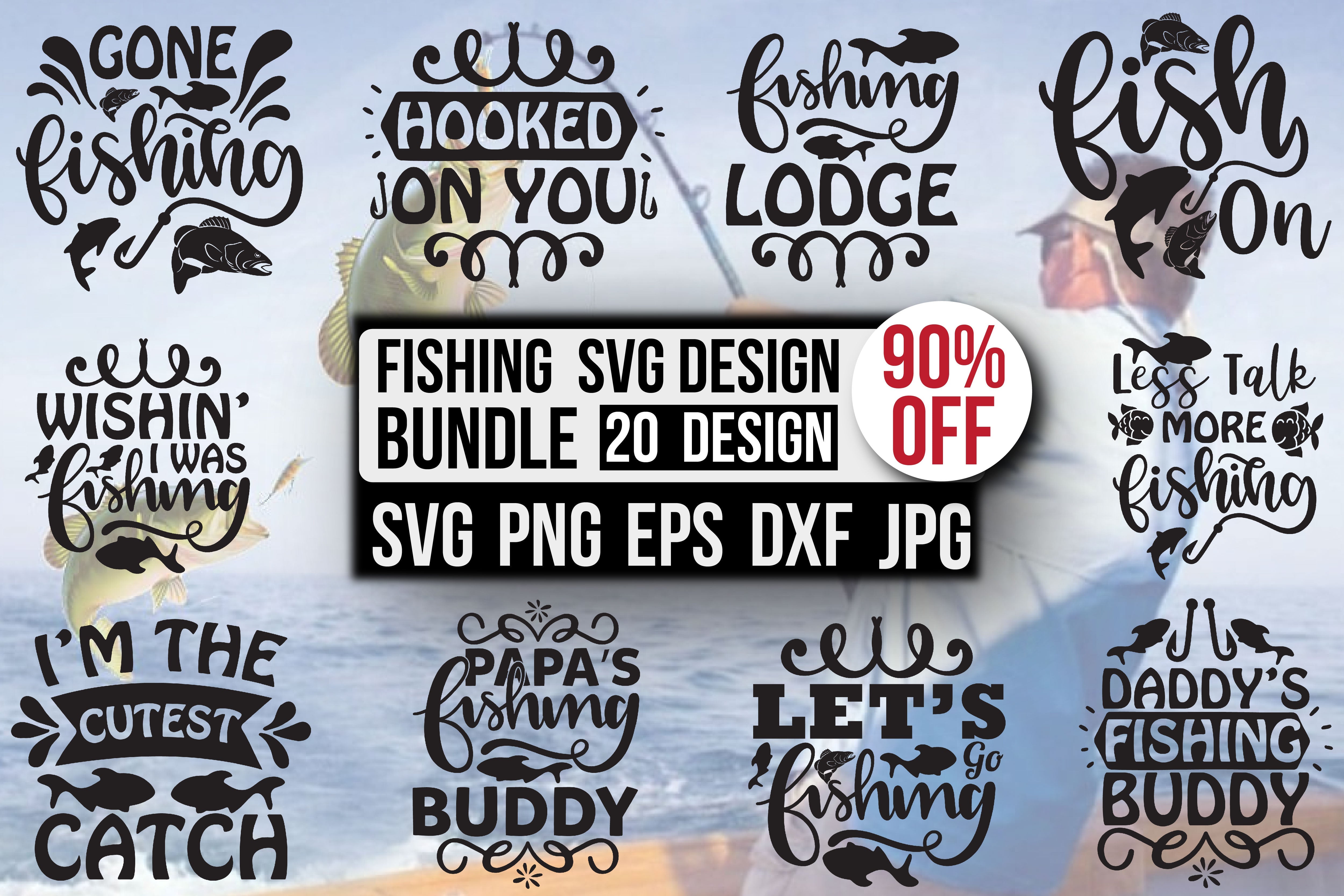 Fishing SVG Bundle 7