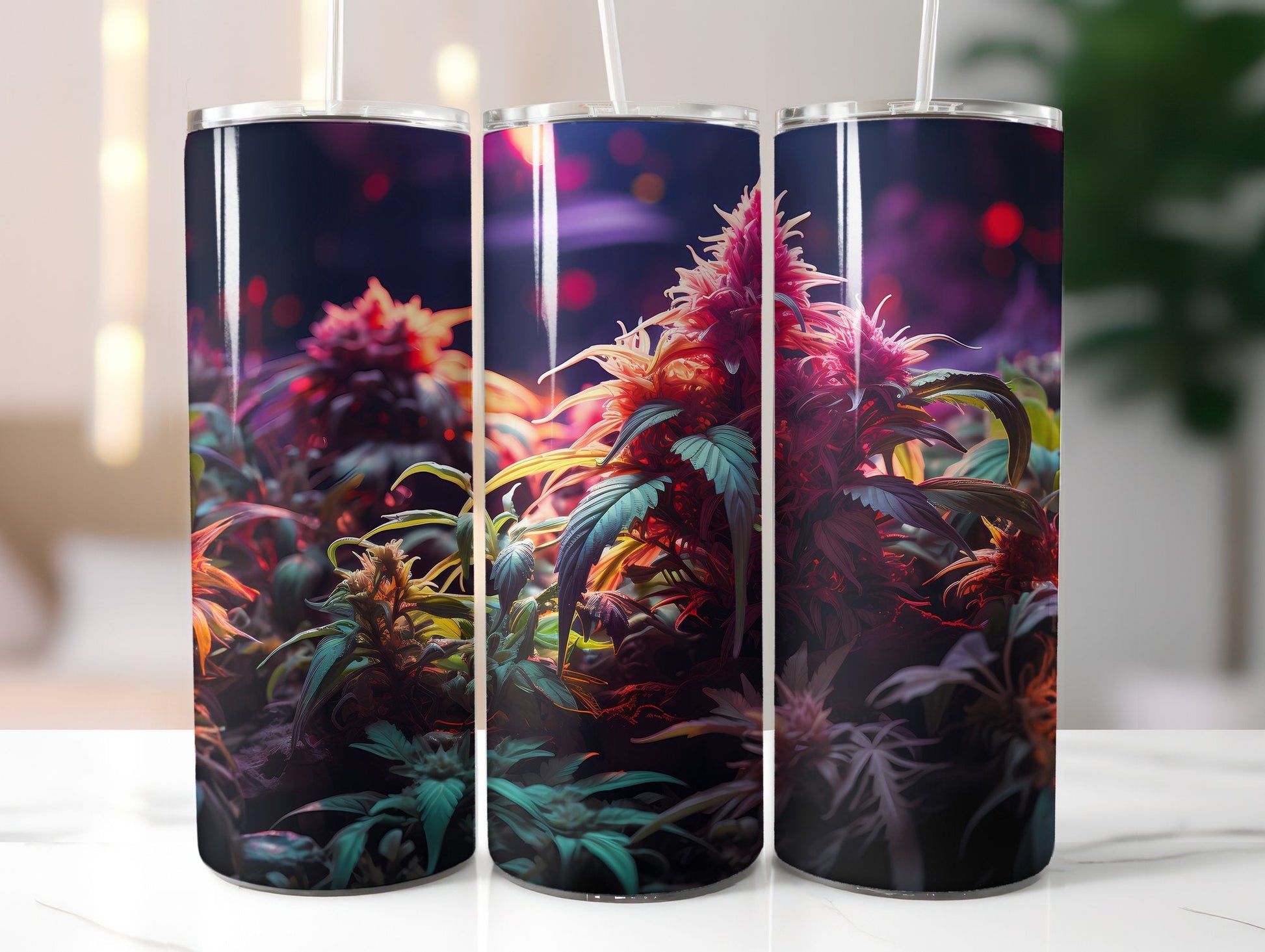 Cannabis in Nature Tumbler Wrap - CraftNest