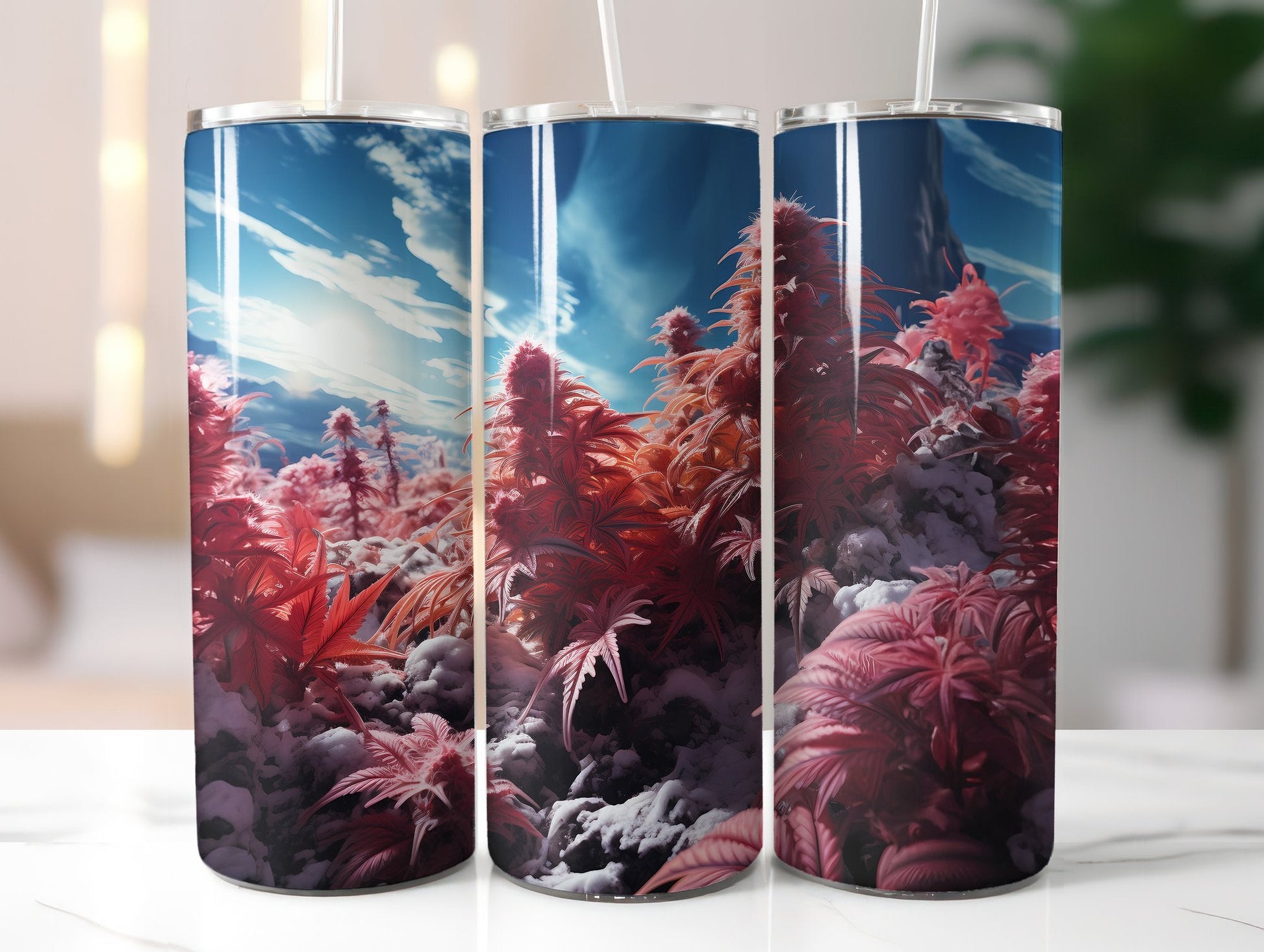 Cannabis in Nature Tumbler Wrap - CraftNest