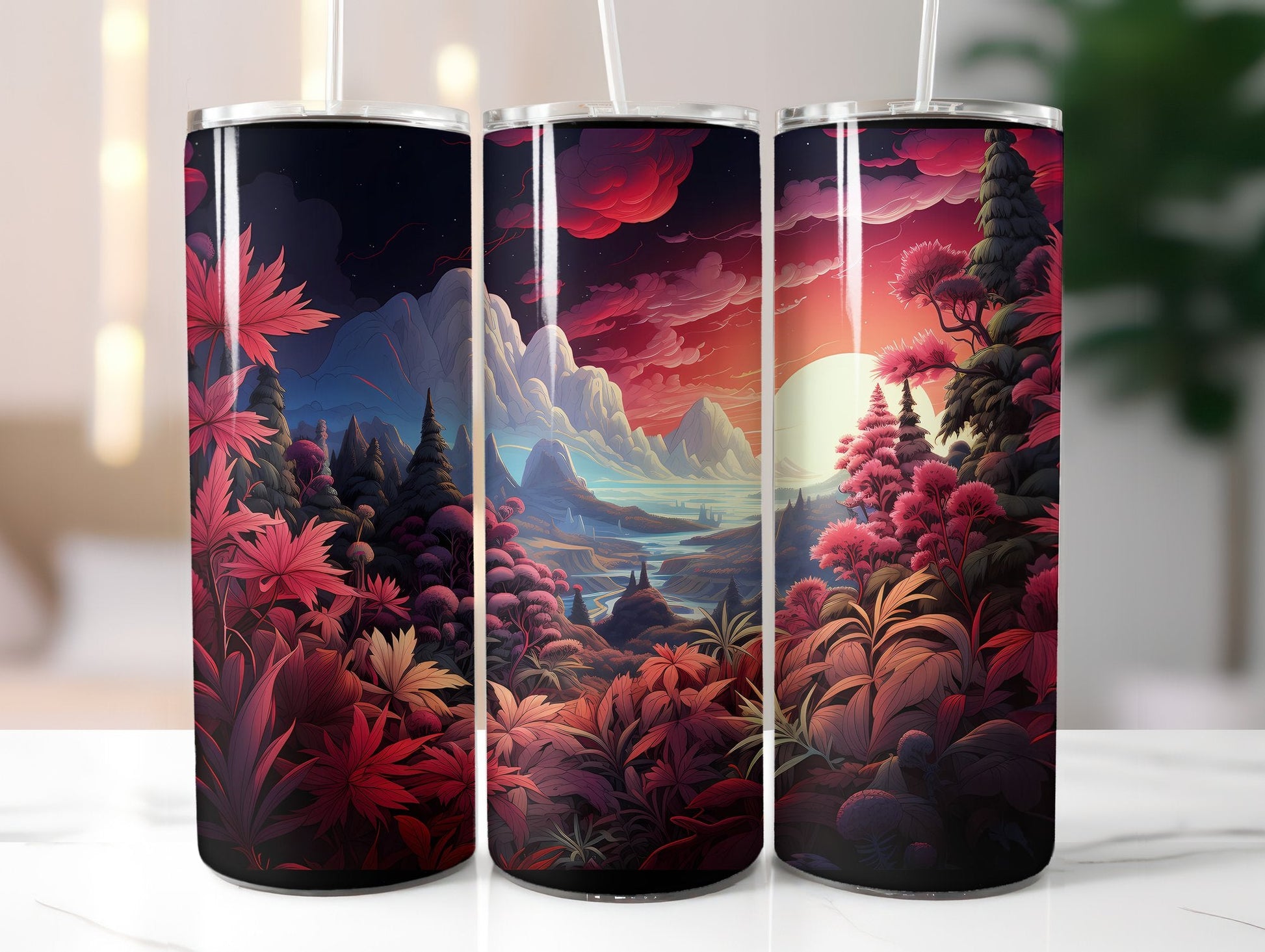 Cannabis in Nature Tumbler Wrap - CraftNest