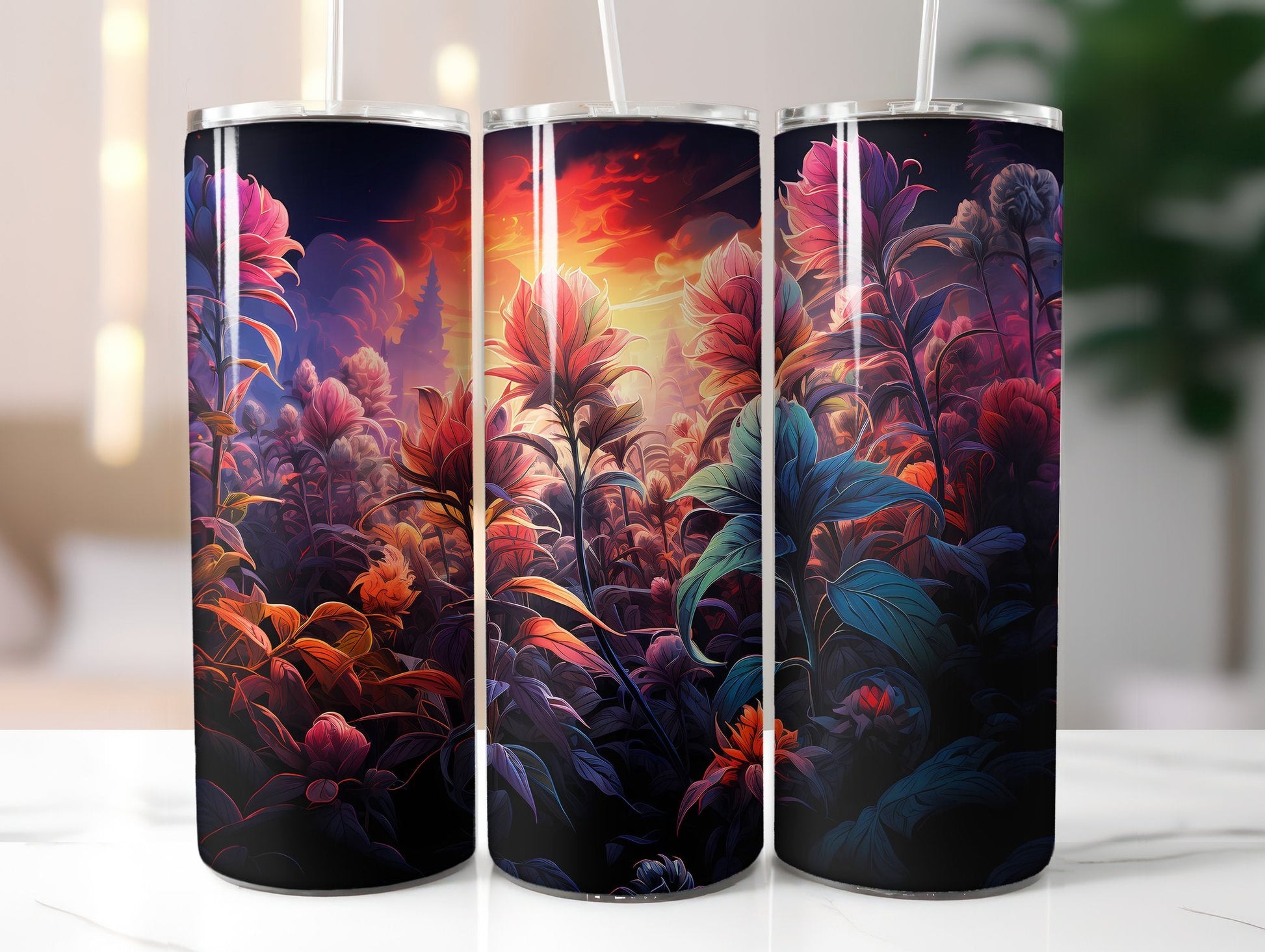 Cannabis in Nature Tumbler Wrap - CraftNest