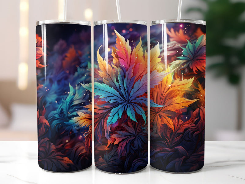 Cannabis Leaves 2 Tumbler Wraps - CraftNest