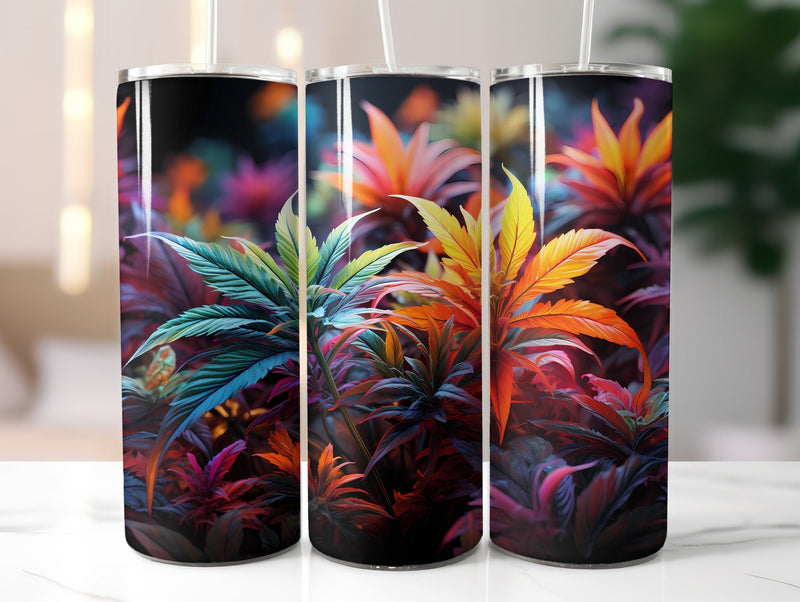 Cannabis Leaves 2 Tumbler Wraps - CraftNest