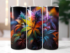 Cannabis Leaves 2 Tumbler Wraps - CraftNest