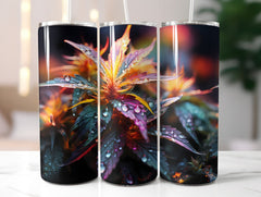 Cannabis Plants Tumbler Wrap - CraftNest
