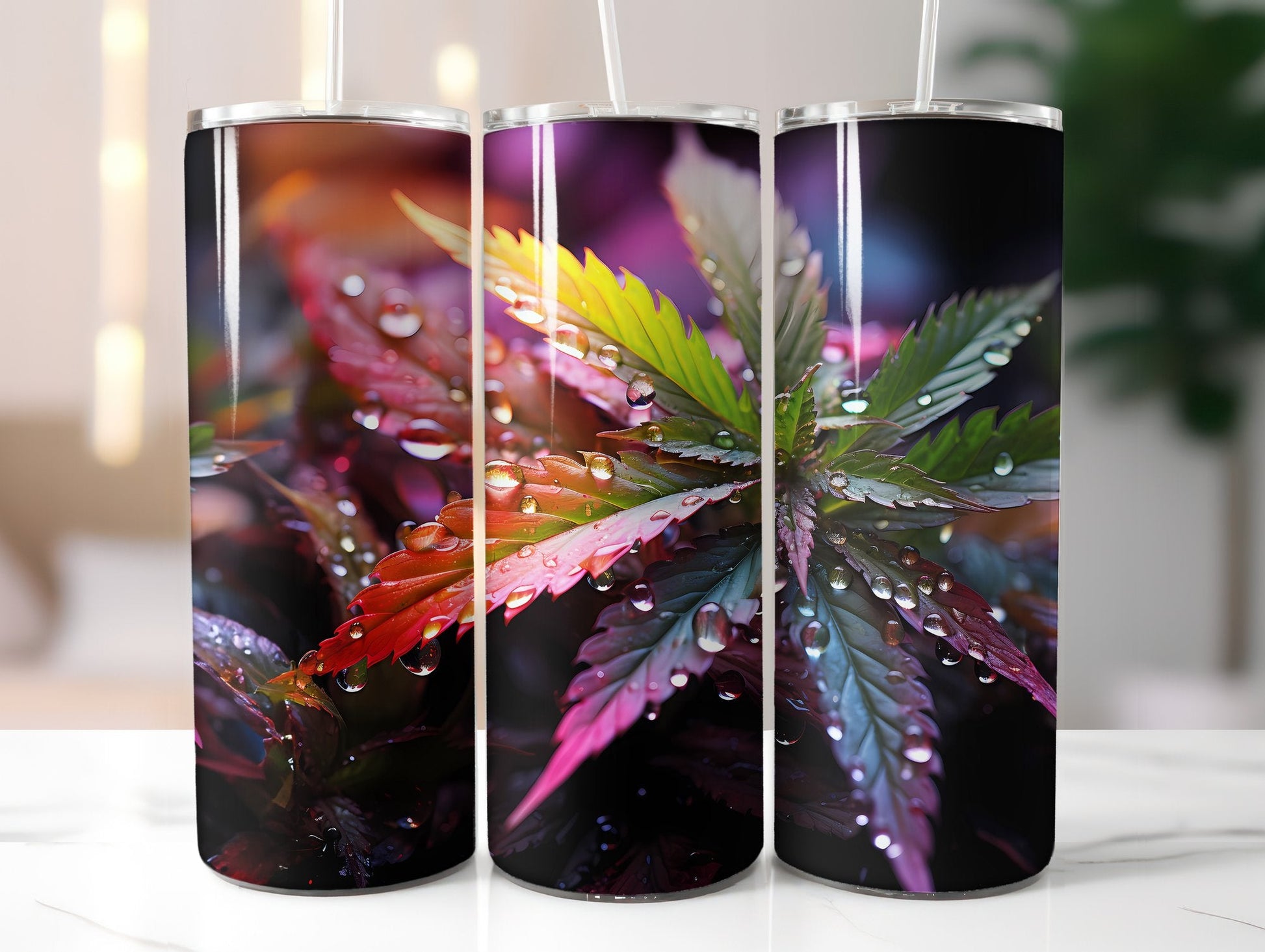 Cannabis Plants Tumbler Wrap - CraftNest