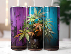 Cannabis Plants Tumbler Wrap - CraftNest
