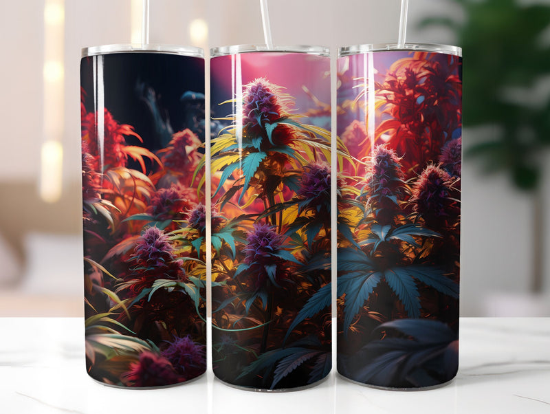 Cannabis Plants Tumbler Wrap - CraftNest