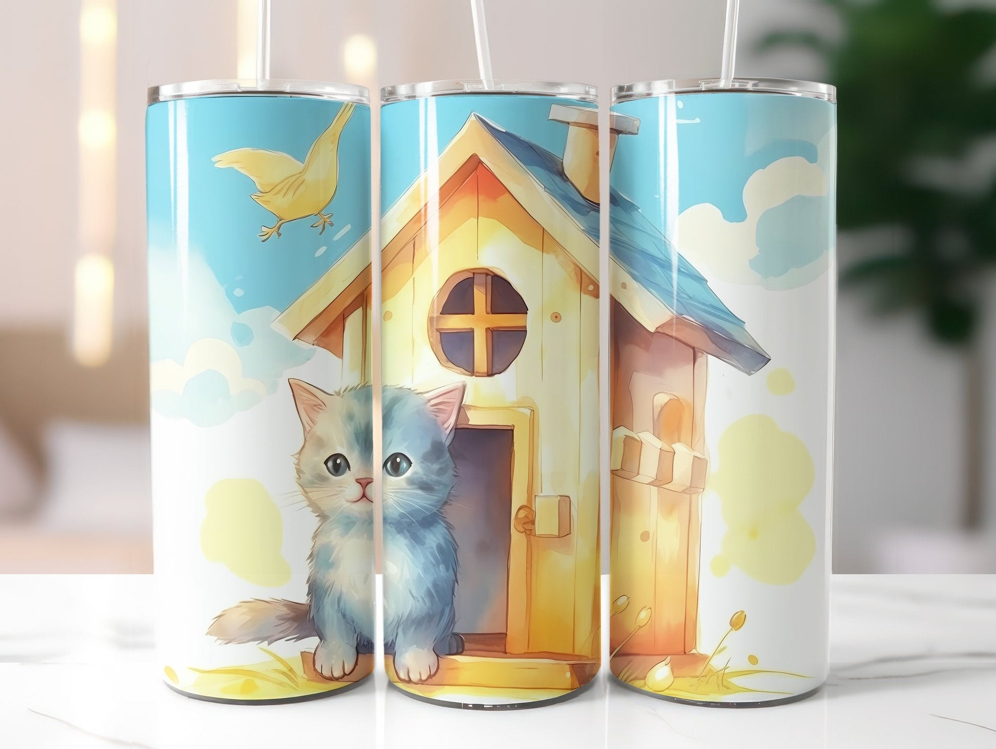 Cute Cats Tumbler Wrap - CraftNest