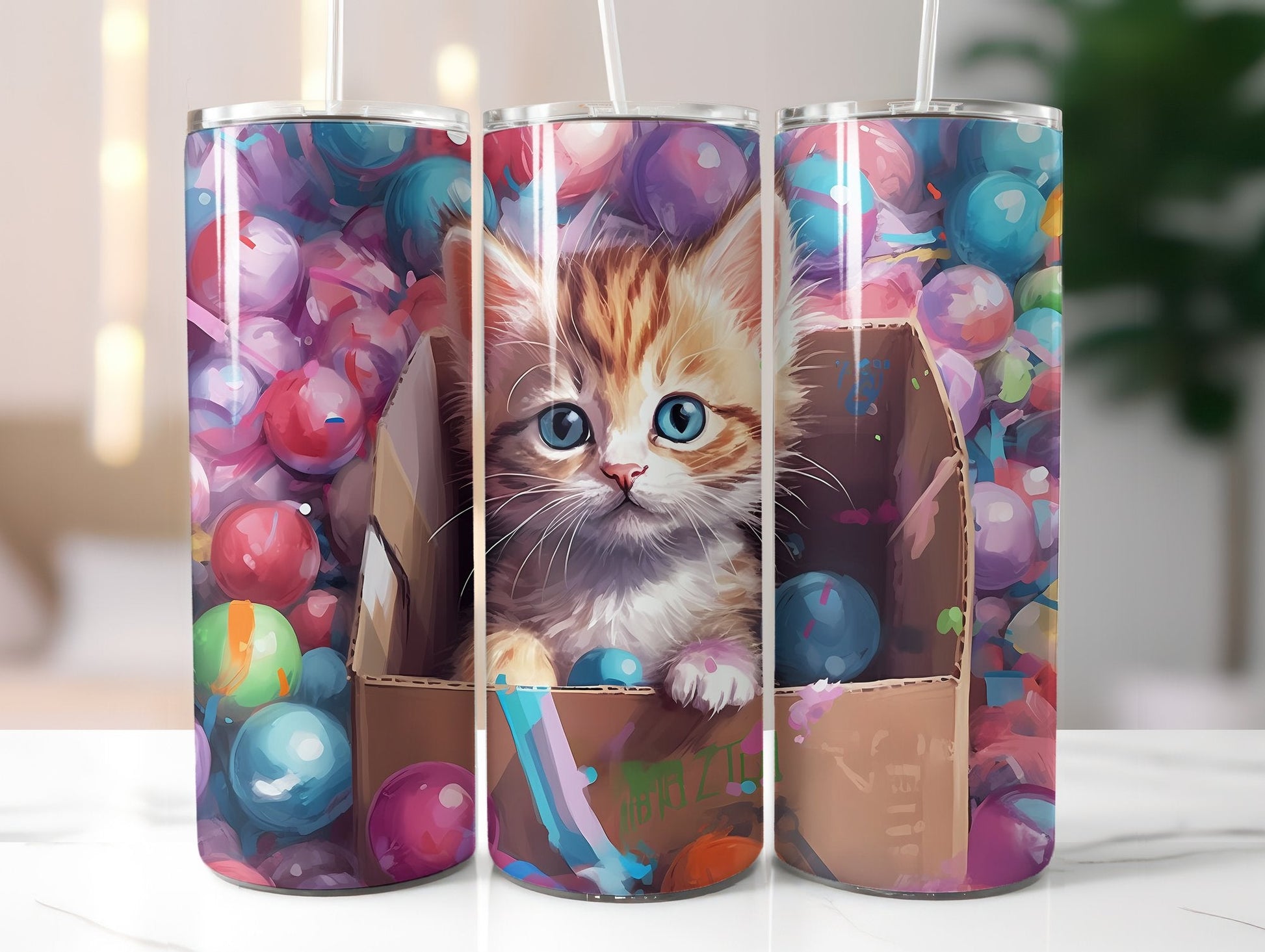 Cute Cats Tumbler Wrap - CraftNest