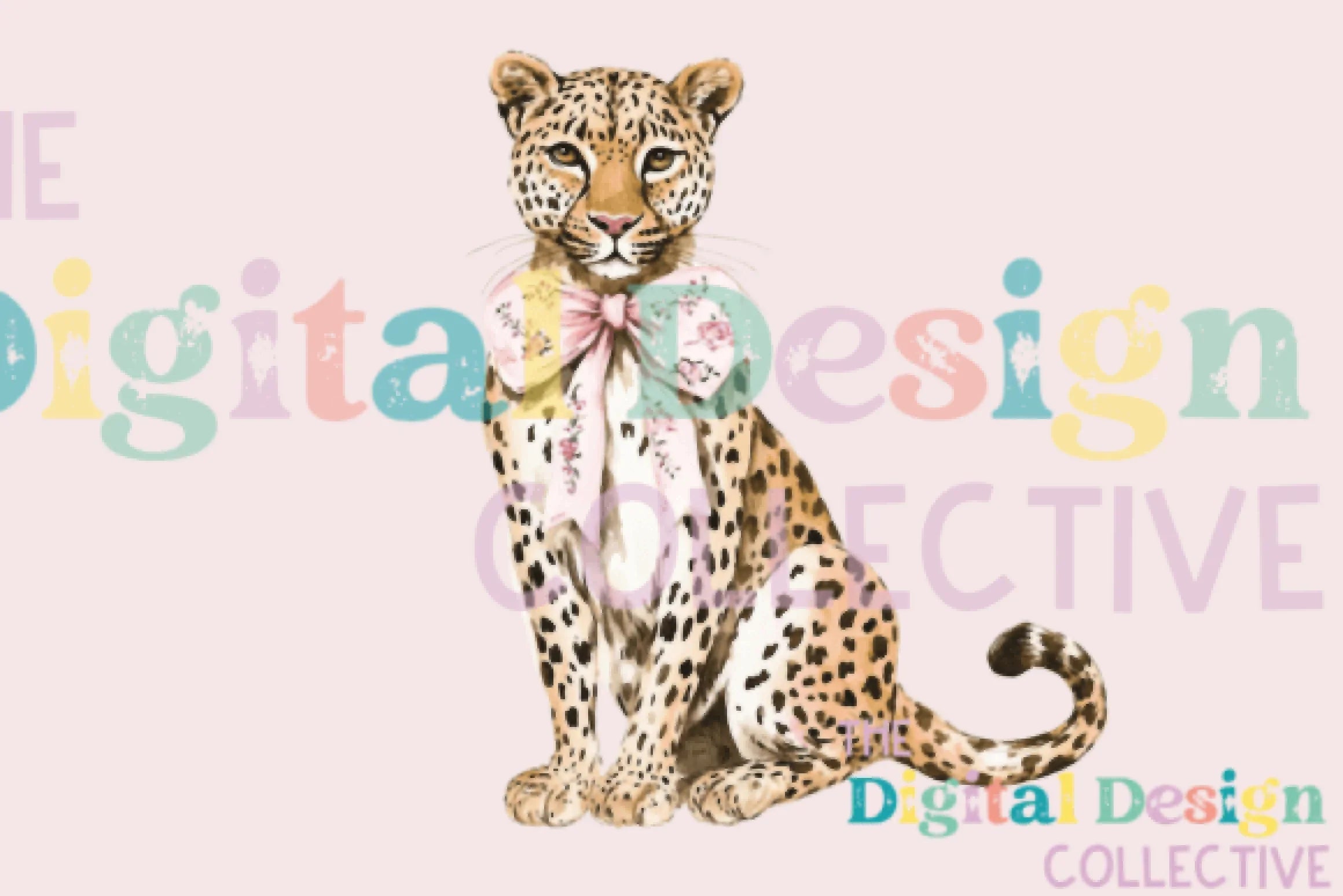 Chinoiserie Cheetah Design Clipart Bundle - CraftNest - Digital Crafting and Art