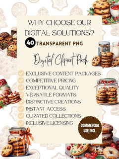 Christmas Cookies Clipart - CraftNest - Digital Crafting and Art