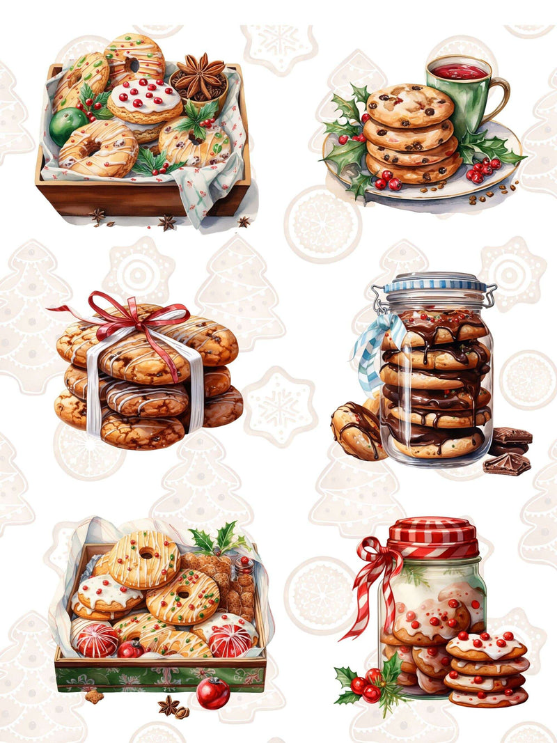Christmas Cookies Clipart - CraftNest - Digital Crafting and Art