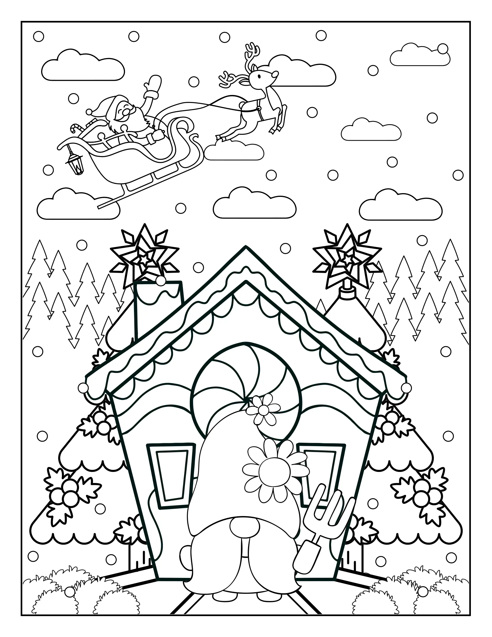Kids Christmas Coloring Book 12 - CraftNest - Digital Crafting and Art