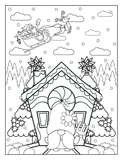 Kids Christmas Coloring Book 12 - CraftNest - Digital Crafting and Art