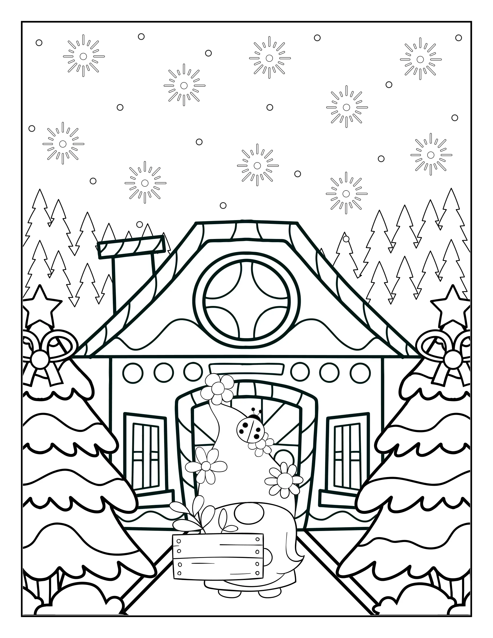 Kids Christmas Coloring Book 12 - CraftNest - Digital Crafting and Art