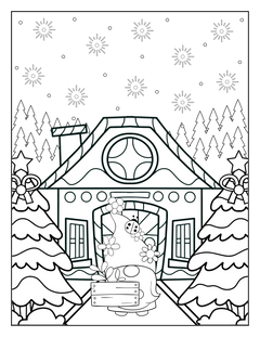 Kids Christmas Coloring Book 12 - CraftNest - Digital Crafting and Art
