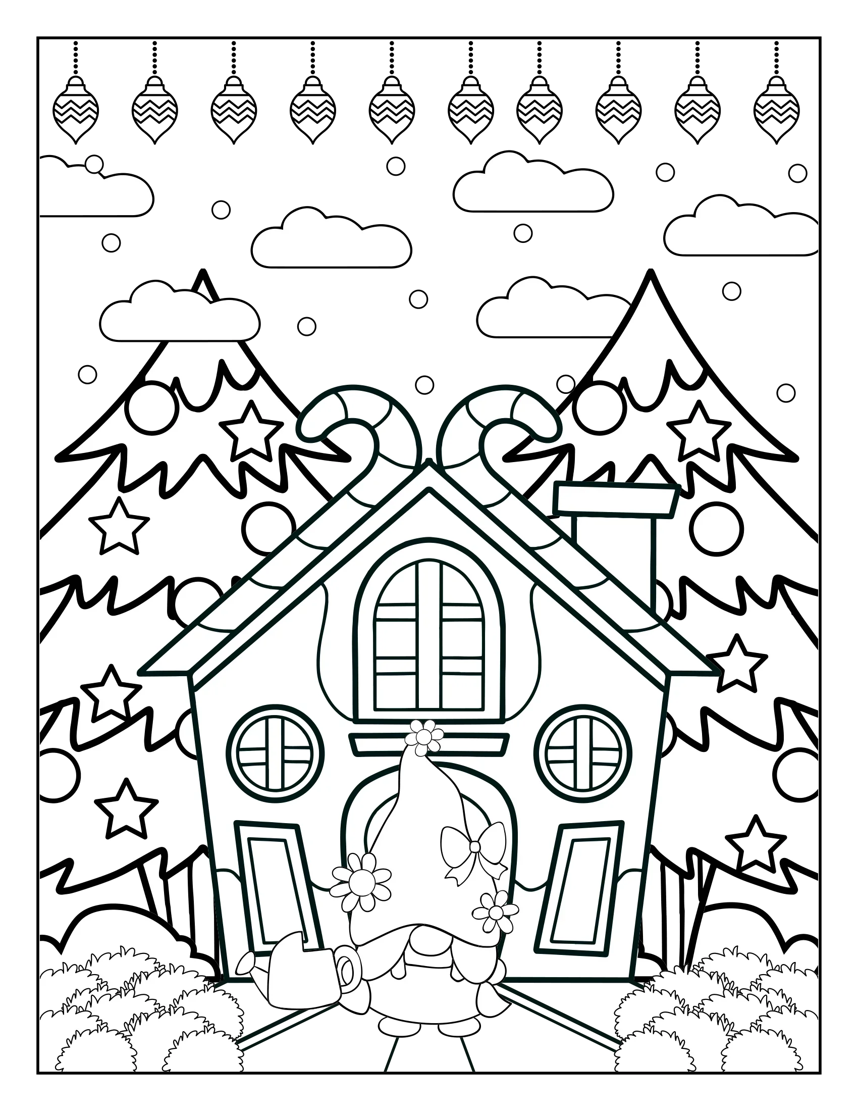 Kids Christmas Coloring Book 12 - CraftNest - Digital Crafting and Art
