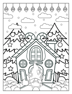 Kids Christmas Coloring Book 12 - CraftNest - Digital Crafting and Art