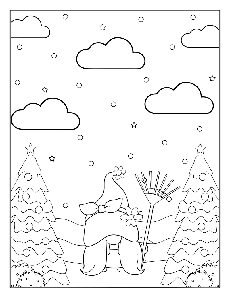 Kids Christmas Coloring Book 12 - CraftNest - Digital Crafting and Art