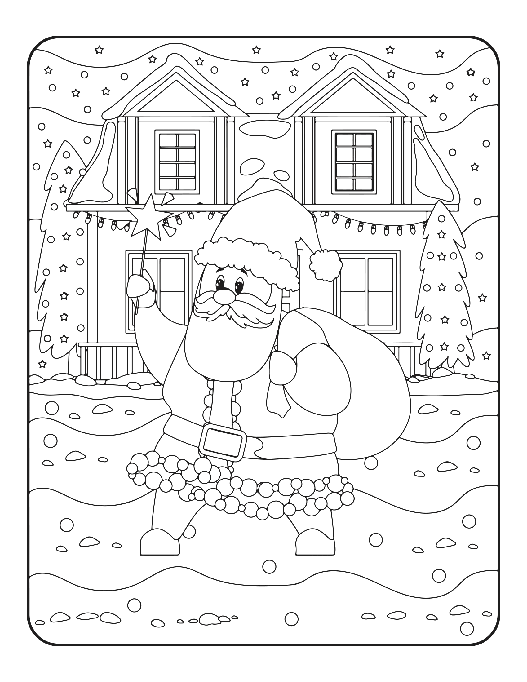 Kids Christmas Coloring Pages Coloring Book