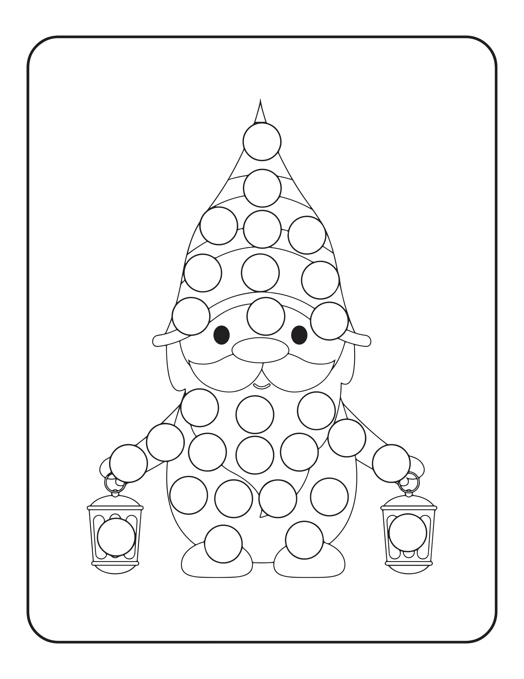 Kids Christmas Dot Marker Coloring Book