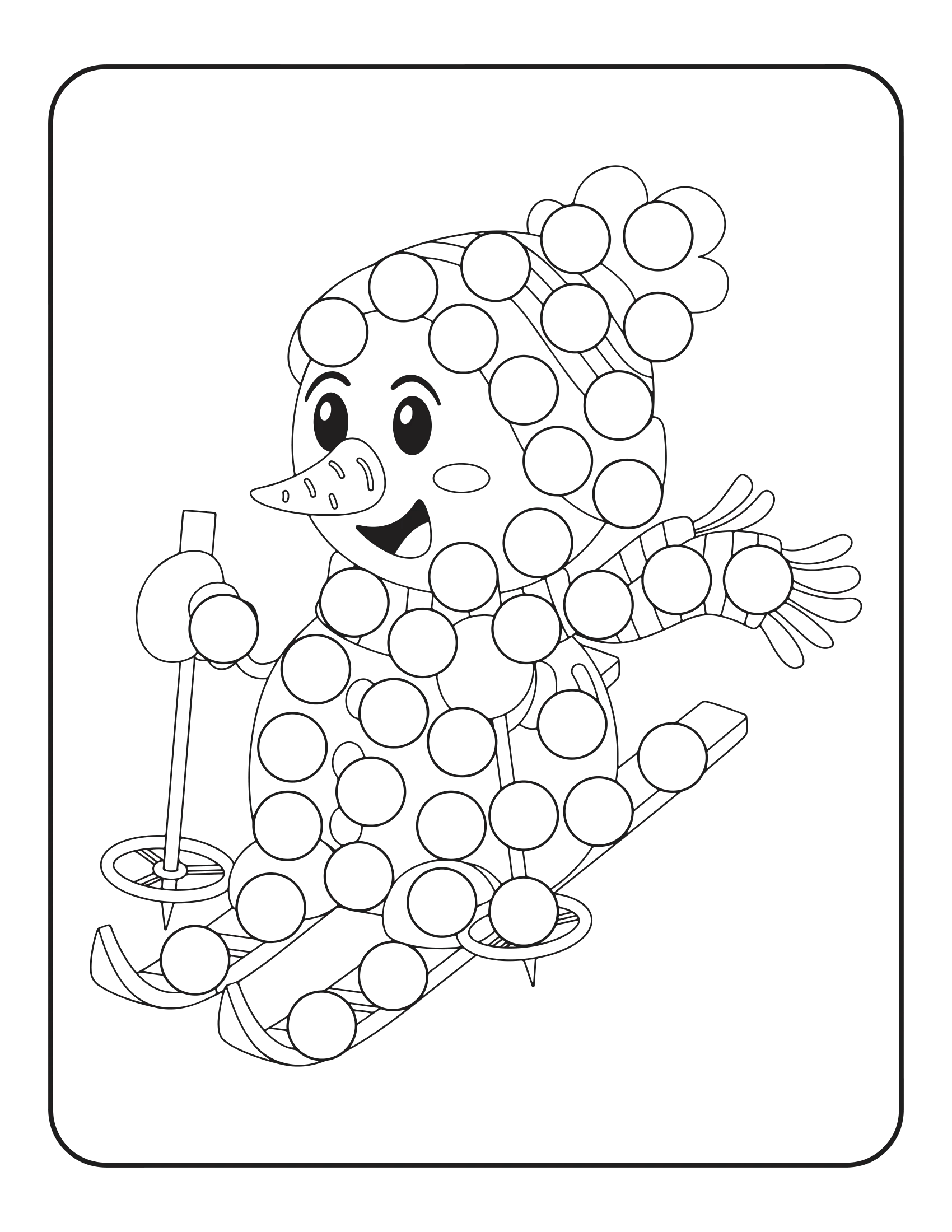 Kids Christmas Dot Marker Coloring Book